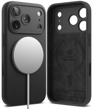 Чохол Ringke Silicone Magnetic для iPhone 17 Pro Black (SIMG1088E55)