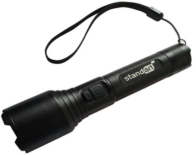 Ліхтар ручний акумуляторний Standart LED SD-6042 Чорний (4772013278238)