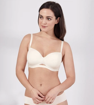 Класичний бавовняний бюстгальтер Thirdlove Pima Cotton T-Shirt Bra - молочний - 65D
