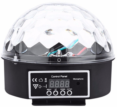 Лампа диско Standart LUMINAIRE DISCO 9W RGB SOUND IP20 DMXRC (4772013449454)