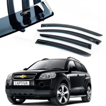 Дефлектори вікон вітровики HIC для Chevrolet Captiva 2007-2011 2011- (CHR16)