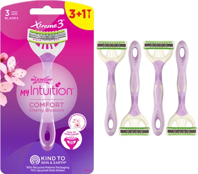 Одноразові станки Wilkinson Sword Xtreme3 Comfor 3+1 шт (4027800318308)