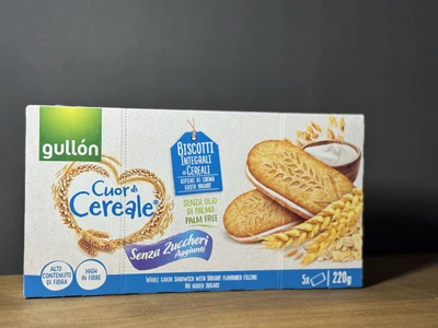 Печиво GULLON Cuor de Cereale Yogurt без сахара, 220 г (Испания)