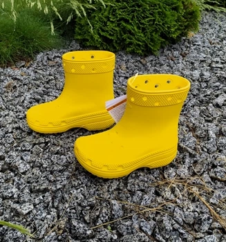 Дитячі гумові чоботи Crocs Classic Boot c10\27-28 sunflower 208545-75Y