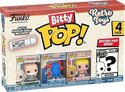 Набір фігурок Funko Bitty Pop Retro Toys Містер Монополія 4 шт 75449 (889698754491)