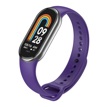 Ремінець для Xiaomi Mi Band 8, 9, 10, Original Design, Elegant purple