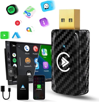 Беспроводной адаптер MSXTTLY CarPlay Android Auto 2 в 1