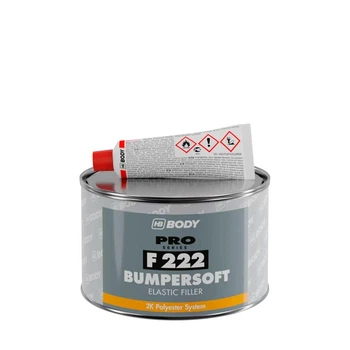 Шпаклевка для пластика HB Body F222 Bumpersoft Черная 1 кг