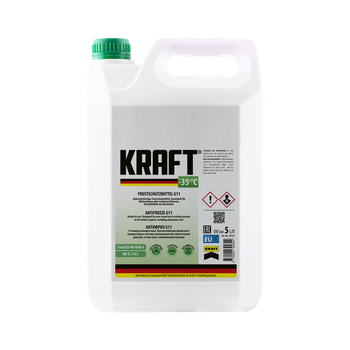 Антифриз готовый Kraft G11 -35 °C Зеленый 5 л