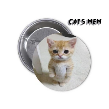Значок Cat | Кот | Кошка | Мемный кот #02 meme мем