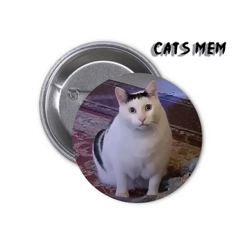 Значок Cat | Кіт | Кішка | Мемний кіт #07 meme мем