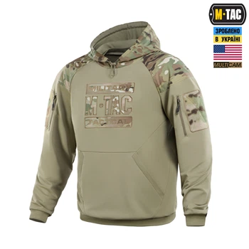 Кофта M-Tac Hoodie Combat Multicam/Tan L 20520083-L