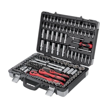 Ефективний Набор инструментов профессиональный 1/4" & 3/8" & 1/2", 151 ед.; Cr-V INTERTOOL(ET-7151)