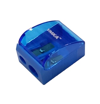 Точилка ТЧ60 Умка двойная с контейнером 3*4*2,5см, Цена за 1шт (4820071015910) Синий