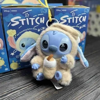 М'яка колекційна іграшка-сюрприз брелок Стич/Stitch Labubu 15см (колір та вигляд випадковий) 1шт