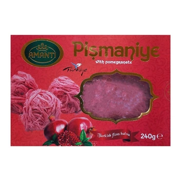 Восточные сладости Пишмание гранат (Pismaniye pomegranate) упаковка 240 г (0,24 кг) тм Amanti