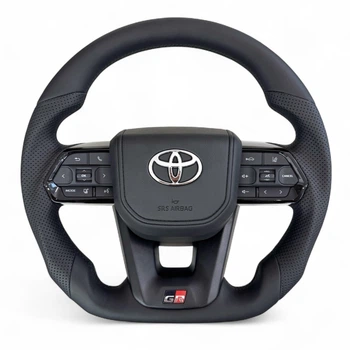 Анатомічне кермо для Toyota Land Cruiser 100, Prado 120. GR. Шкіра. Логотип - хром.