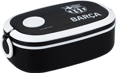 Ланчбокс Kite FC Barcelona 900 мл Чорний (BC25-1180)