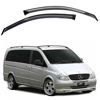 Дефлектори вікон для Mercedes-Benz Vito (W639) 2003-2014 на скотчі (Acrylic) AMM30302
