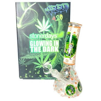 Бонг Glowing In The Dark Rick and Morty Portal 20 см