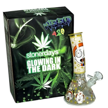 Бонг Glowing In The Dark Funny Morty 20 см