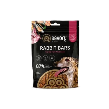 Лакомство для собак Savory Bars With Rabbit, батончики с кроликом, 100 г