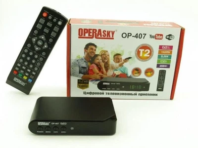 Тюнер Т2 приемник для цифрового ТВ Operasky OP-407 DVB-Т2