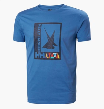 Футболка мужская Helly Hansen Shoreline T-Shirt 2.0 XL Блакитний 34222-636