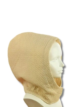 Женский капор-капюшон из стеганой плащевки Милана (One-size) Бежевый