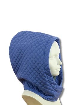 Женский капор-капюшон из стеганой плащевки Камила (One-size) Фиалковый
