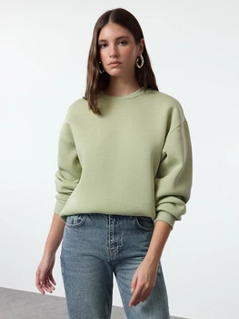Свитшот женский Trendyol TWOAW24SW00101 L Mint (8683050274946)