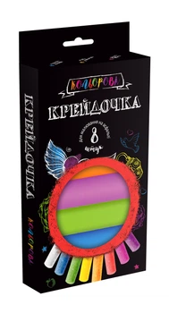 Мел цветной серии Мелочка, большие, 8 цветов, Danko Toys