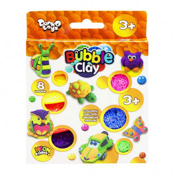 Набор для творчества Bubble Clay, BBC-04-01U, 8 цветов, Danko Toys