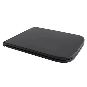Сидіння-кришка для унітазу MIXXUS PREMIUM SEAT COVER QUADRO-2001 BLACK 427х344х39mm дюропластове швидкознімне з мікроліфтом (MP6616)