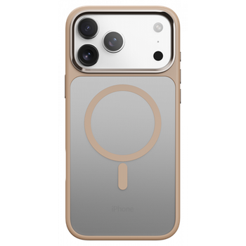 Чохол для iPhone 17 Pro з Magsafe Rock Guard Touch Magnetic Protection Case (Metal Lens Frame) Beige