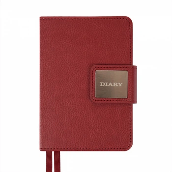 Щоденник Leo Planner А6 2026 Chiara 352 з Бордовий (252705)