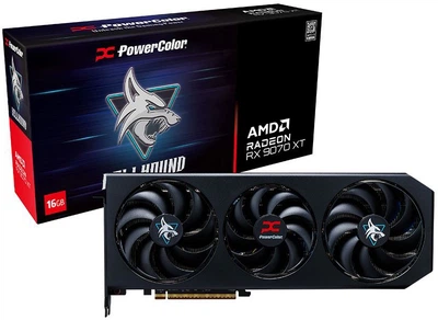 Відеокарта PowerColor RX 9070 XT 16GB GDDR6 Hellhound (RX9070XT 16G-L/OC)