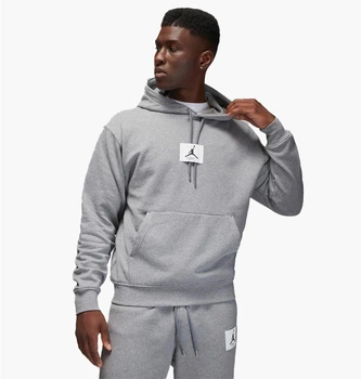 Кофта мужская Jordan M Ess Stmt Fleece Po L Сірий DQ7338-091