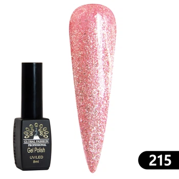 Гель-лак Global Fashion Black Elite 215 8 мл