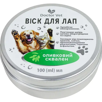 Защитный воск для животных Doctor Vet (уход за лапами) - 100 мл