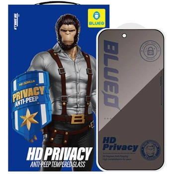 Защитное 2.5D стекло Blueo Full Cover Anti-Peep для Apple iPhone 17 / 17 Pro (6.3")