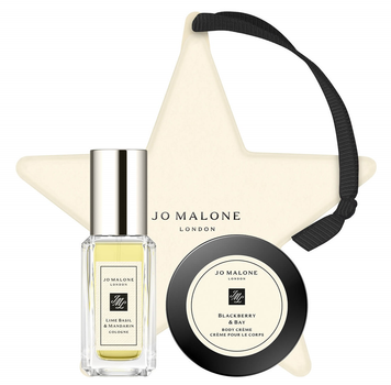 Набір для жінок Jo Malone Мініатюра Одеколон Лайм Базилік Мандарин 9 мл + Крем для тіла Ожина та лавровий лист 15 мл (690251107490)