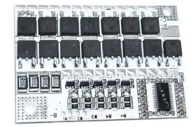 Плата защиты c балансировкой BMS 5s (3S, 4S) 100А 21В Li-ion аккумуляторов 18650