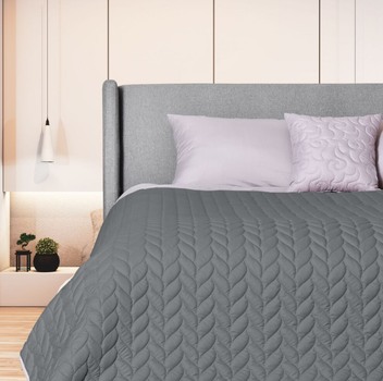 Покрывало двухстороннее Warmis SEI DESIGN 220х240 см графит 8-35841*004