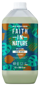 Натуральне рідке мило для рук Faith in Nature з кокосом 5 л (708002900396)
