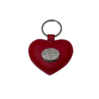 Червоний шкіряний брелок лаф Tony Perotti Swarovski 4009 marlboro
