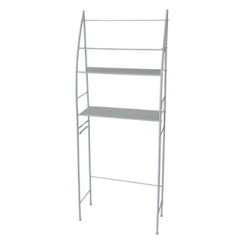 Полка стеллаж напольная над стиральной машиной Laundry Rack 65 х 25 х 165 (R30889) Белый