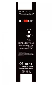 Блок живлення на дінрейку 75W 48V IP20 KLOODI KDPS-NDR 75 48V