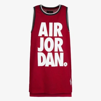 Баскетбольная майка джерси детская Nike AIR Jordan Jumpman красная (размер подростковый М / 10-12 лет / 132-147см) оригинал (22250)