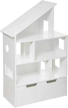 Стелаж Atmosphera for kids Дім з 5 полицями та ящиком 64.5 x 30 x 103.5 см (3560237549125)